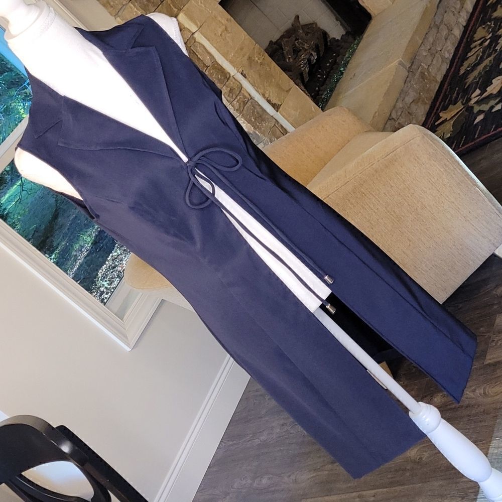 Breakin Loose Navy Jacket with Tie Front